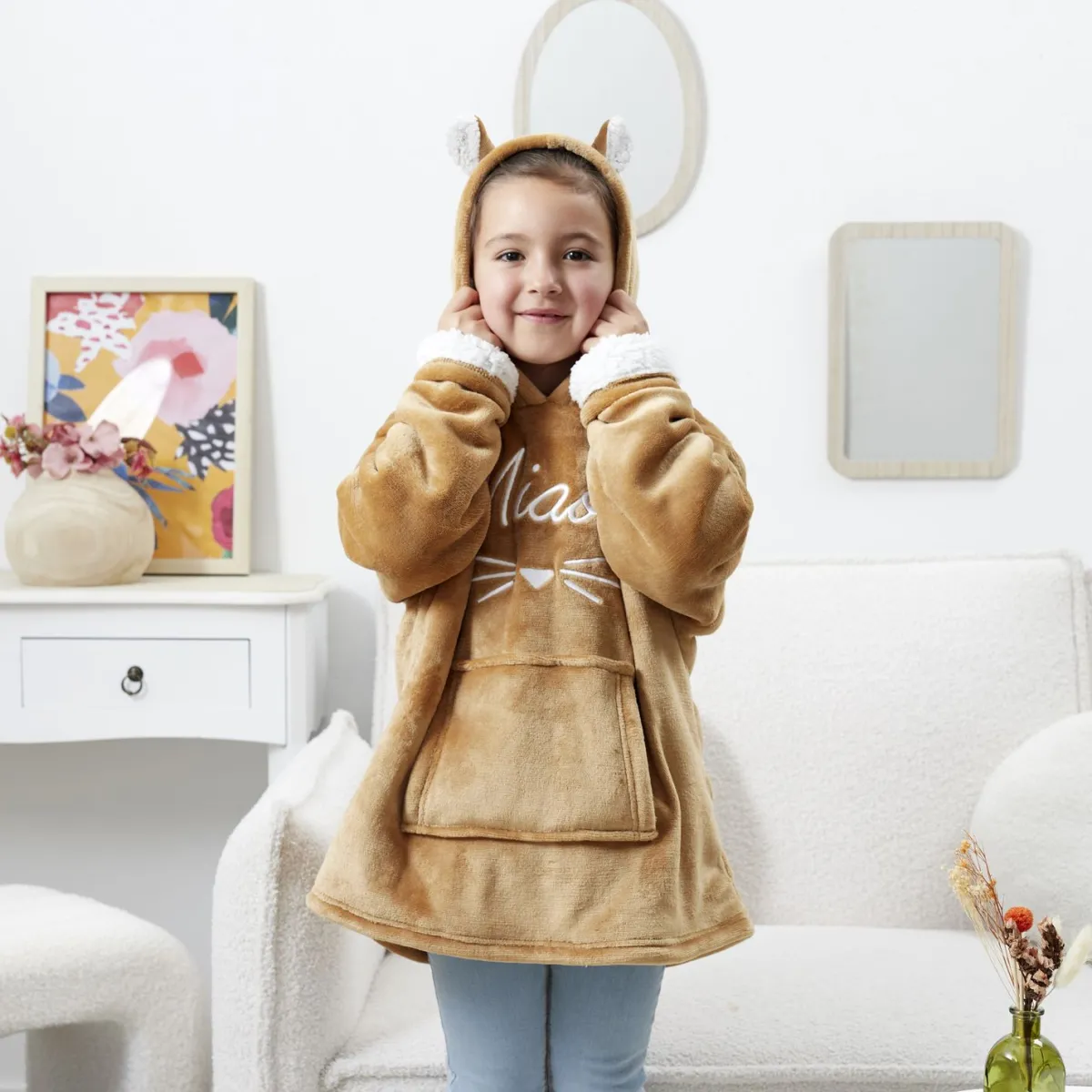 La Chaise Longue SWEAT PLAID ENFANT CHAT Cheap