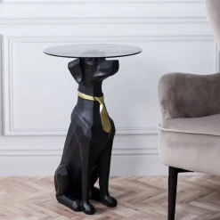 La Chaise Longue TABLE BASSE DECO CHIEN ASSIS 66CM Shop