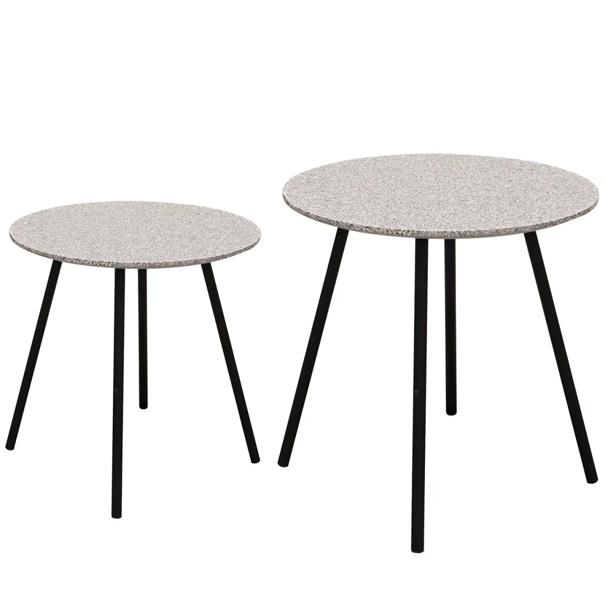 La Chaise Longue TABLE EFFET GRANIT GRIS X2 PLUTON Hot