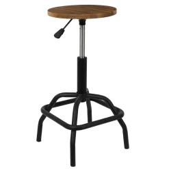 La Chaise Longue TABOURET DE BAR REGLABLE BOIS BRUT ACE Shop
