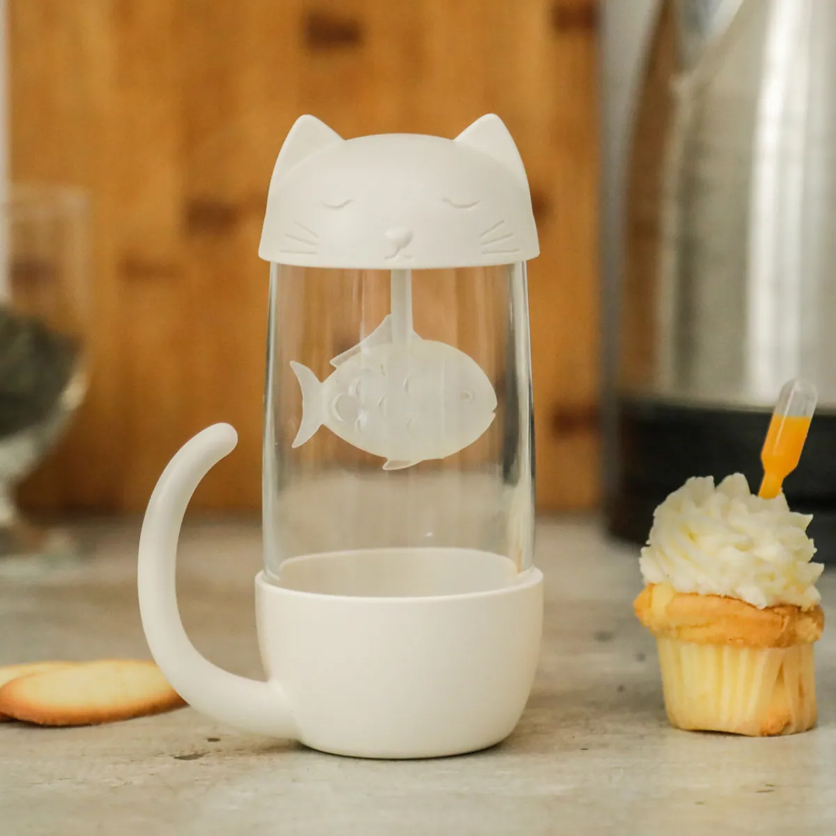 La Chaise Longue TASSE AVEC INFUSEUR CHAT Hot