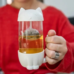La Chaise Longue TASSE AVEC INFUSEUR CHAT Hot