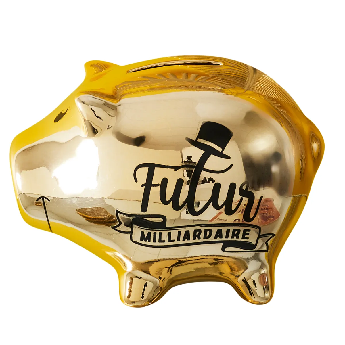 La Chaise Longue TIRELIRE COCHON MILLIARDAIRE GOLD Best Sale