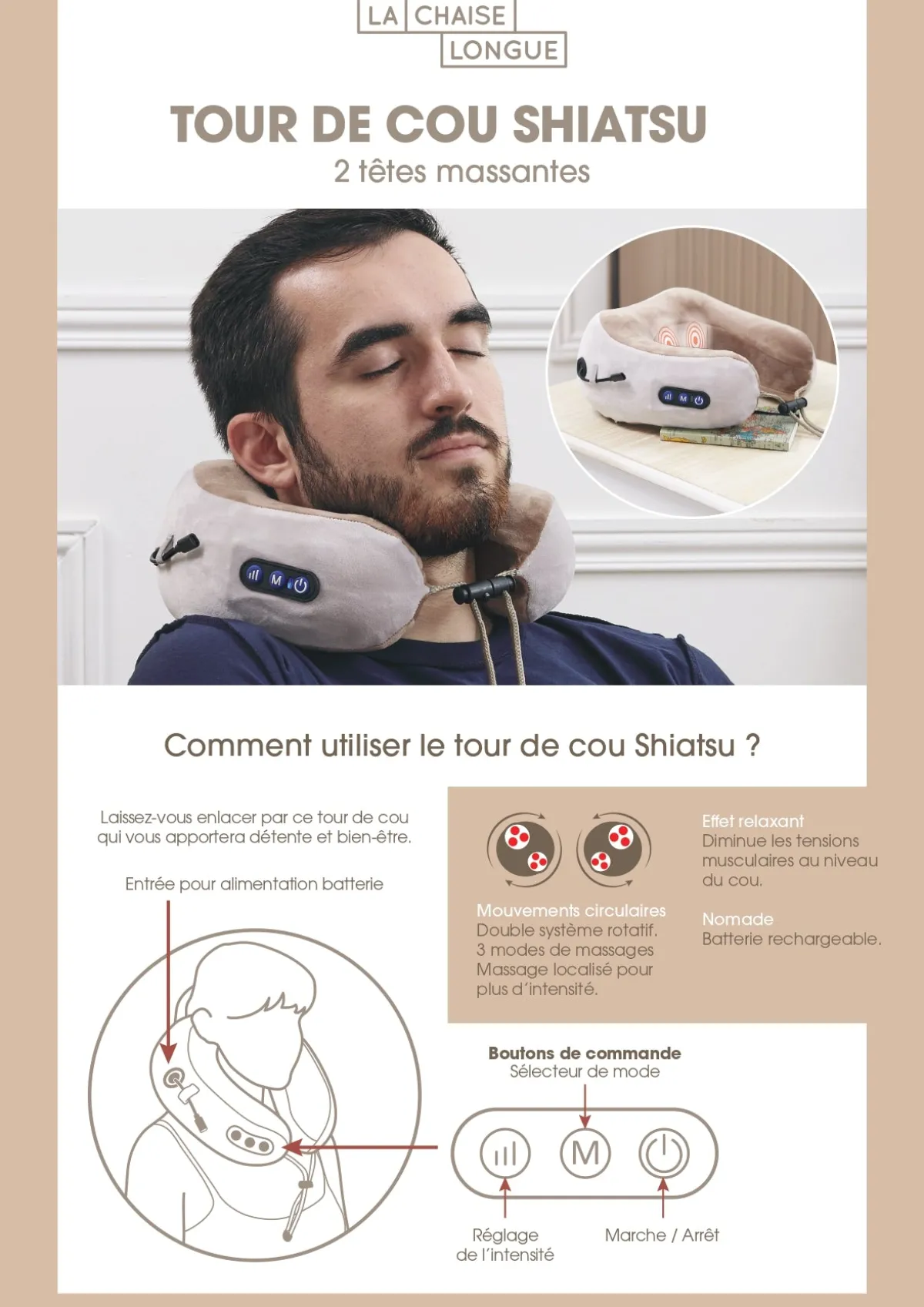 La Chaise Longue TOUR DE COU SHIATSU Shop
