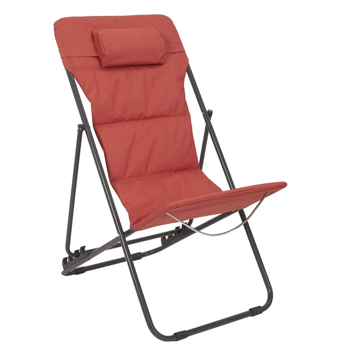 La Chaise Longue TRANSAT PLIABLE CORFOU TERRACOTTA Discount