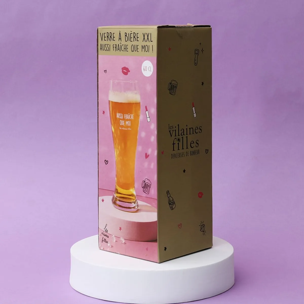 La Chaise Longue VERRE A BIERE AUSSI FRAICHE QUE MOI New