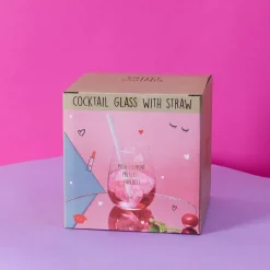 La Chaise Longue VERRE A COCKTAIL AVEC PAILLE Hot