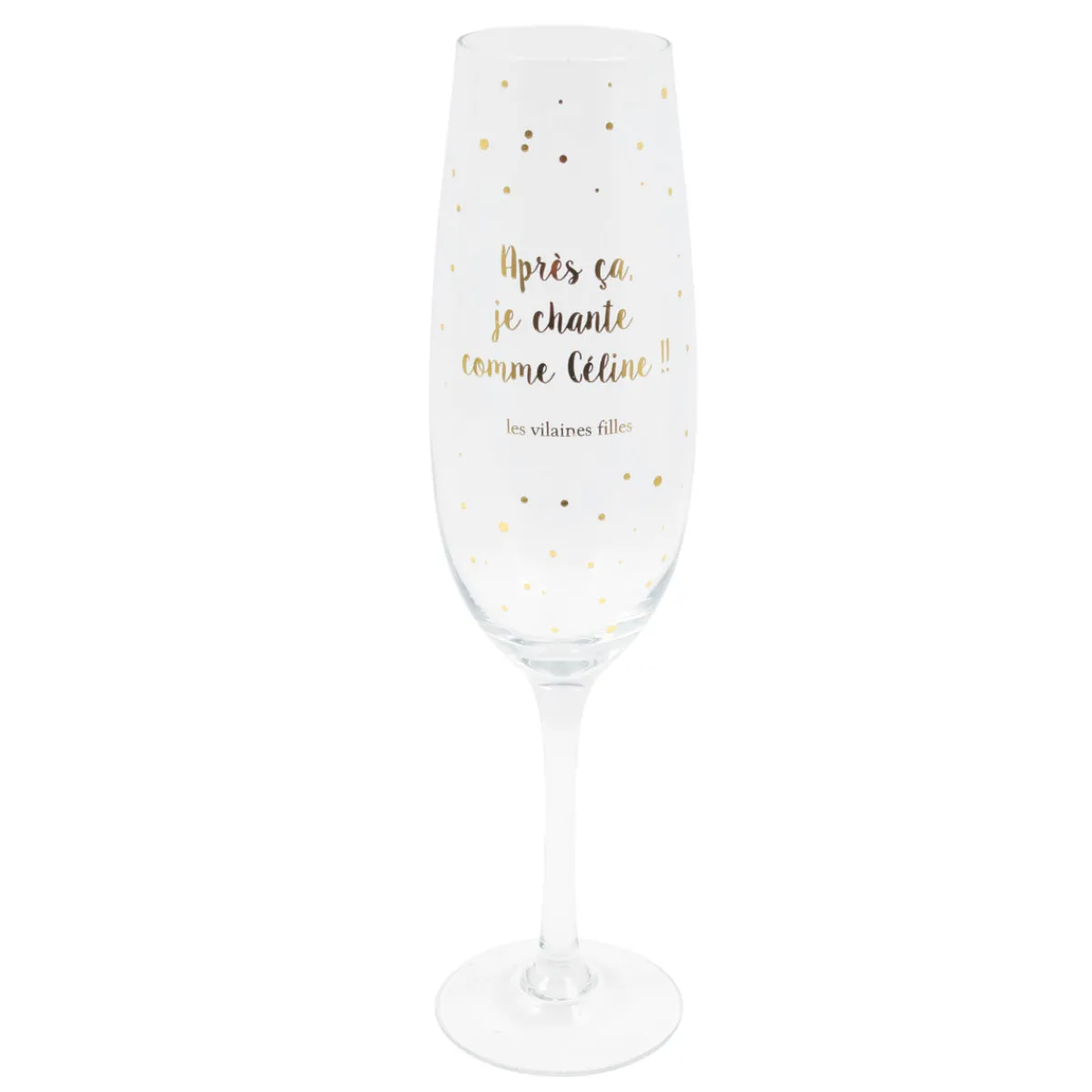 La Chaise Longue VERRE PROSECCO XL JE CHANTE COMME CELINE Best Sale